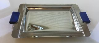Vintage Couzon Acier Inox 18/10 Stainless Steel Serving Tray,  France, 3