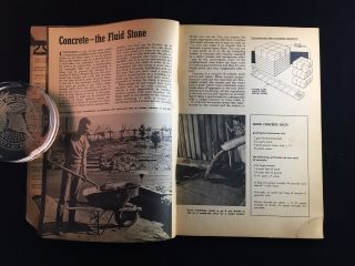 Vintage 1964 Concrete and Masonry Handbook How To 3