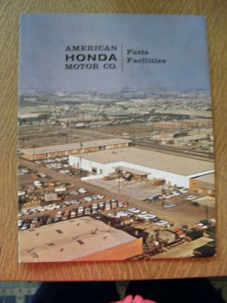 Vintage American Honda Motor Co.  Publication Parts Facilities Early 1960 