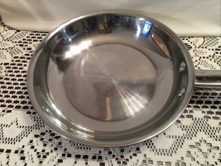 Vintage JC Penny Home Stainless Steel Skillet Saute Pan 8 Inches 2