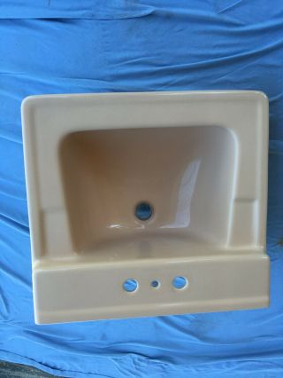 American Standard Mid Century Bathroom Sink Vintage Peach Sink Basin
