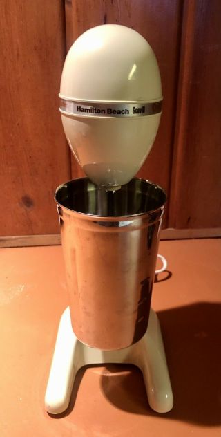 Vintage Hamilton Beach Drink Master Milkshake Malt Mixer Model 727 - 2 Usa 2 Speed