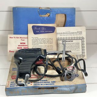 Vintage Wen Model 100k Electronic Soldering Gun Kit