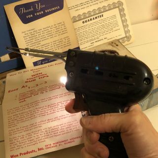 Vintage WEN Model 100k Electronic Soldering Gun Kit 2