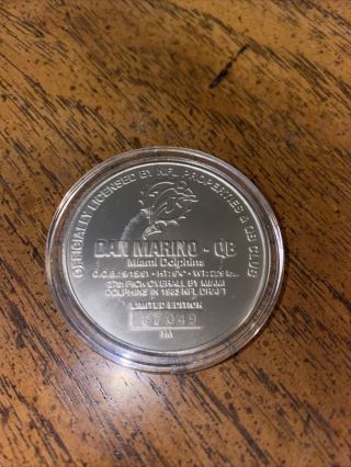 Highland Dan Marino.  999 Silver Coin 1 troy oz 2