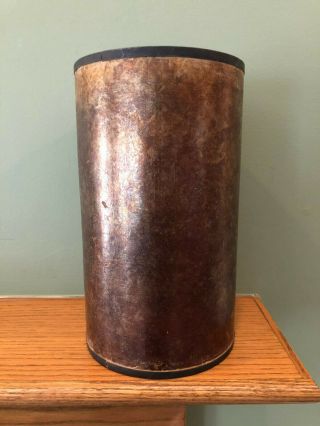 Antique Arts And Crafts Mission Cylinder Mica Lamp Shade