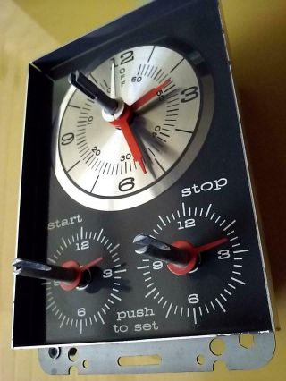1969 GE Americana range clock timer control WB19X73 vintage oven stove 2