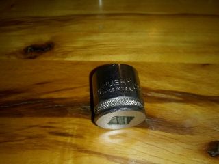Vintage Husky Tools Cb1222 11/16” Socket 12 - Point 3/8” Drive Made In U.  S.  A