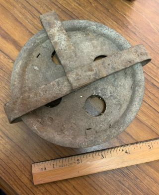 Large Vintage Pulley Barn Find Farmhouse Rustic Rusty