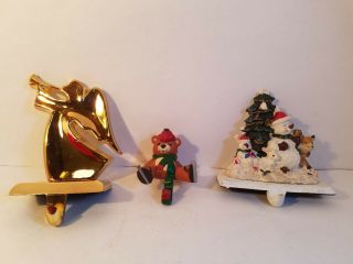 Vintage Misc Christmas Stocking Hangers Holders - You Choose -