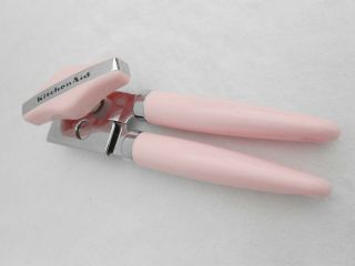 Vintage Kitchenaid Pink Can Opener Hand Operated WB1 3