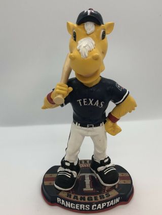 Texas Rangers Rangers Captain Mascot Legends Of The Diamond Foco Bobblehead 2012