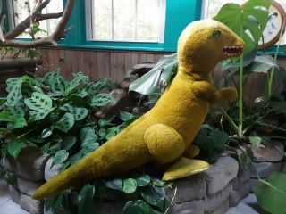 The Rushton Co.  Atlanta,  Ga Rare Large Stuffed Tyrannosaurus Rex Dinosaur