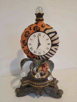 Vintage Decorative Metal Clock for Mantle or Table 2