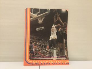 74 - 75 Aba Indiana Pacers Pacer Points Yearbook / Souvenir Program Vol.  8 (e2)