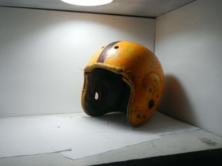 Vintage Antique 1930s 1940s Era Football Helmet Sports Memorabilia Wow