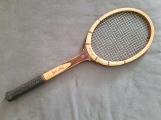 Vintage Spaulding Davis Cup Wood Tennis Racquet