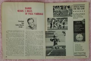 1966 AFL Football Program.  San Diego Chargers vs Denver Broncos,  Balboa Stadium. 3