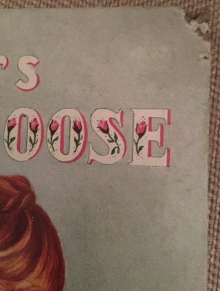 Vintage Mid Century Baby’s Mother Goose A Big Golden Book Chikdren 2