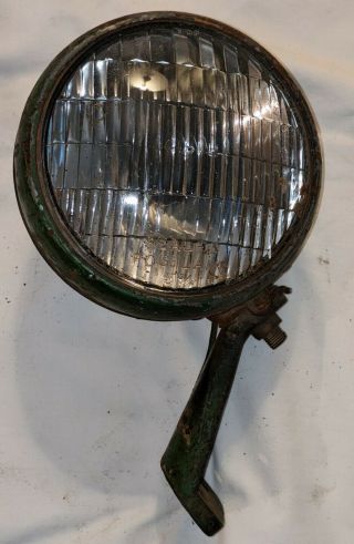 Antique Vintage John Deere Tractor Headlight Fog Lamp 5 - 3/4 W/ Bracket