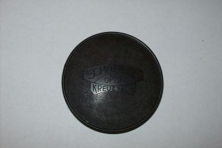 Vintage Shneider Kreuznash 52mm Push On Lens Cap -