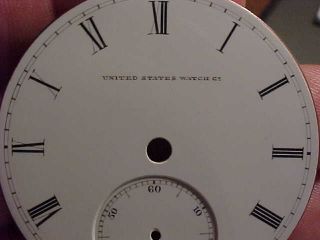 United States Watch Co,  Marion 18s Antique Pocket Watch Dial Keywind Parts 2