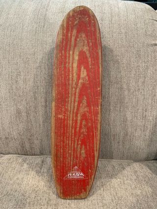 Vintage 1960’s Nash Skateboard Sidewalk Surfboard Red,  18 "