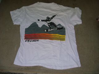 Vintage Rare 1987 Burton Snowboard Cruiser Tee Shirt Sz Large