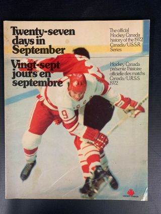 1972 Canada Vs Ussr Series Photo Album