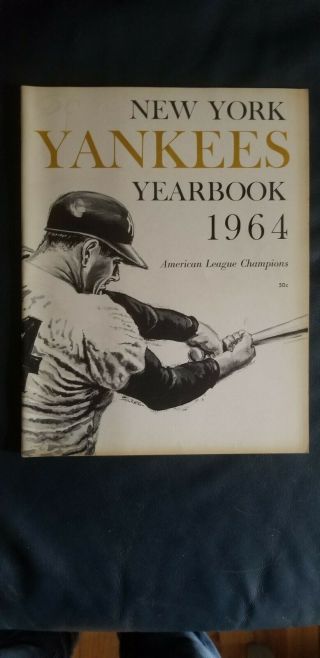 1964 Ny Yankees Yearbook - Mickey Mantle,  Roger Maris,  Whitey Ford,  Yogi Berra