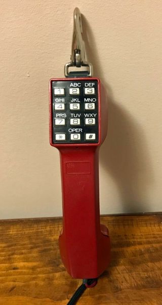 Vintage Walker Wts - 201 Line Test Set Telephone Handset