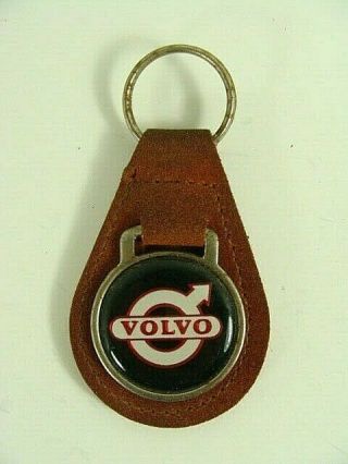 Vintage Volvo Car Key Ring Fob