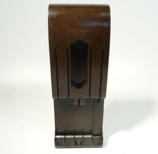 VINTAGE BAKELITE CUTCO 6 KNIFE HOLDER FOR THE WALL OR DRAWER,  GOOD COND 2