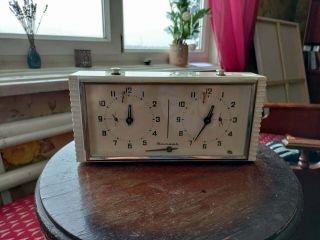Vintage Soviet Russian Ussr Chess Mechanical Clock Timer Yantar Jantar Cccp