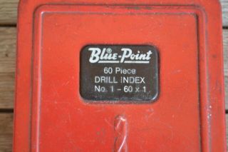 Vintage Blue Point Snap On Drill Index 2