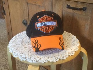 Pre Owned Adult Harley Davidson Cap.  One Size Fits All.