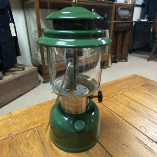 Vintage Coleman 220J Double Mantle Lantern With Box Dated 11/77 3
