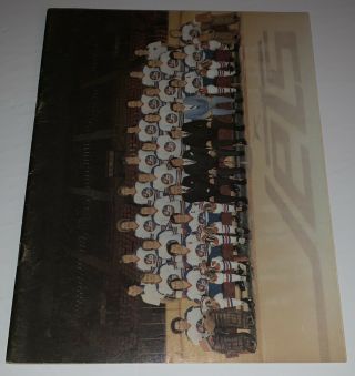 Winnipeg Jets 1979 Wha Game Program Vs Cincinnati Stingers (jets Team Photo)