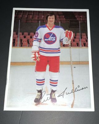 Winnipeg Jets 1977 Wha Game Program Vs Quebec Nordiques (peter Sullivan/cover)