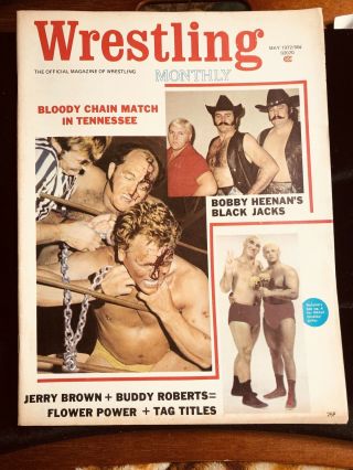 Nm 1972 Wrestling Monthly May Buddy Rogers Dick The Bruiser Crusher Vachone Awa