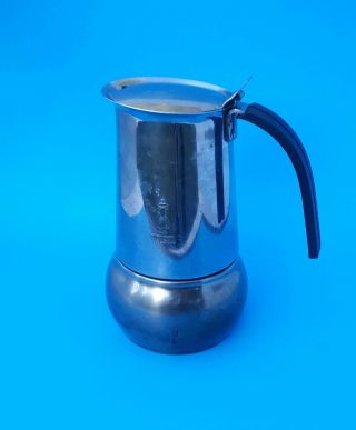 Bialetti Kitty Induction Stove Top Espresso Coffee Maker Stainless Steel Vintage 2