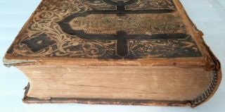 Holy Bible Antique Parallel Column Edition,  Rare 1886,  Over 130 years old. 3