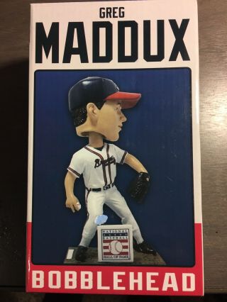 National Baseball Hall Of Fame Greg Maddux Bobble Head Ex/ Cond.