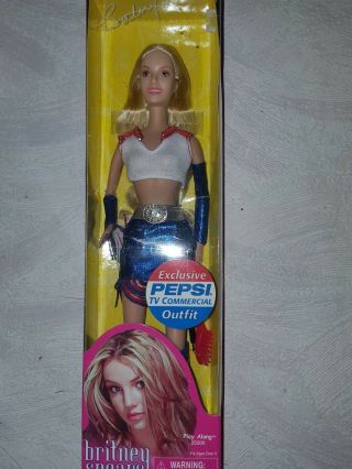 687203200187 Britney Spears Doll - Exclusive Pepsi Tv Commercial Outfit