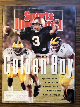 Sports Illustrated September 24,  1990 Notre Dame 