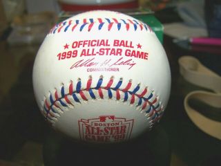 Fenway Park 1999 All - Star Game Baseball Nib