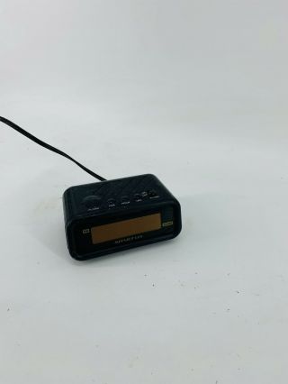 Vintage Spartus Digital Alarm Clock Corded Model 1146 Black Ac 120v 60hz