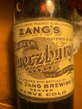 Antique Labeled Early 1900s Zang 