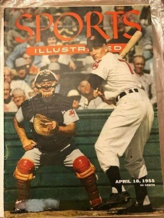 Vintage Sports Illustrated Magazines - Apr 18,  1955 - Rosen & Nov 1,  1954 - Okl