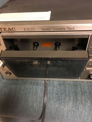 Vintage TEAC cassette deck A - 500 